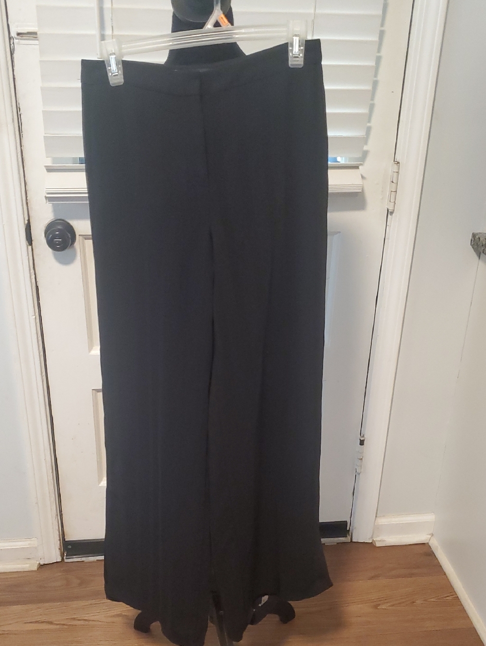Zara Black Wide-Leg Women's Trousers